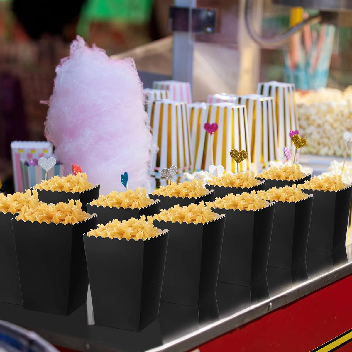 200 Pcs Popcorn Boxes Mini Paper Popcorn Box Cardboard Popcorn Container for Party Disposable Snack