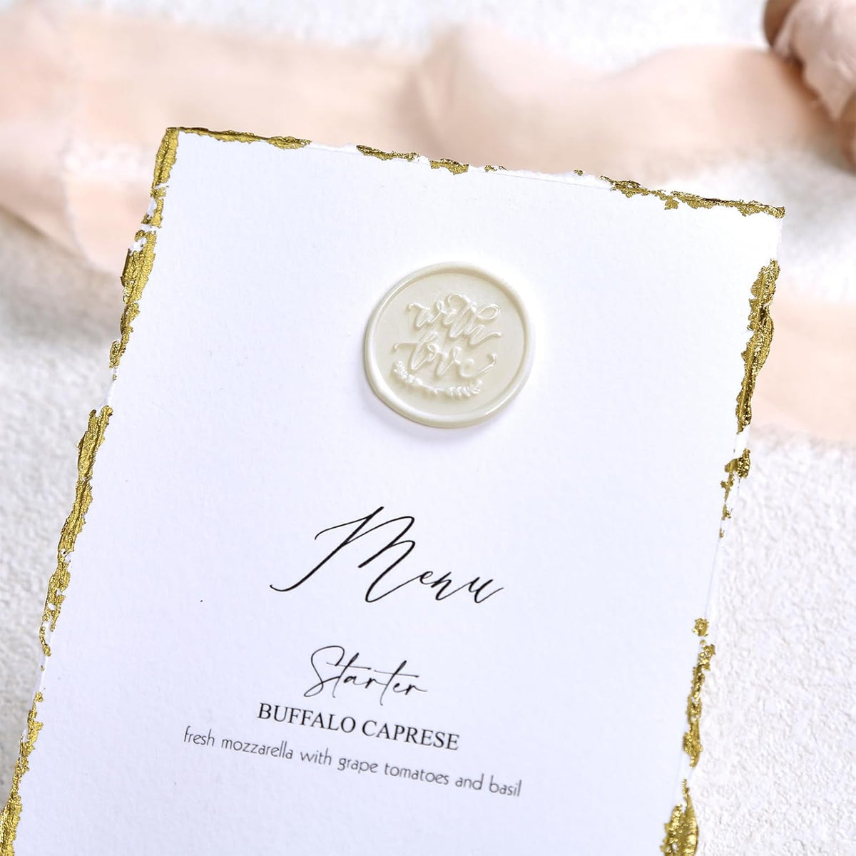 UNIQOOO Pearl White Glue Gun Sealing Wax Sticks for Wax Seal Stamp - Perfect for Wedding