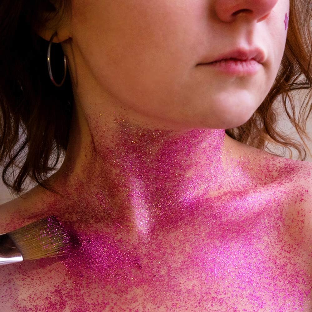 Hemway Biodegradable Glitter Eco Friendly - 100g/3.5oz Bio Cosmetic Safe Sparkle Vegan for Face