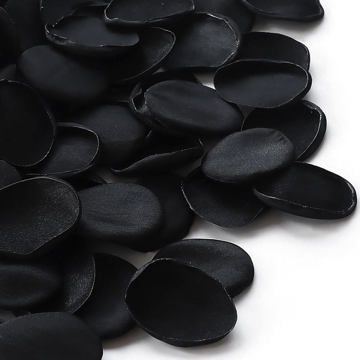 Floroom 300pcs Rose Petals Black Faux Silk Flower Petals for Wedding Flower Girl Basket Aisle