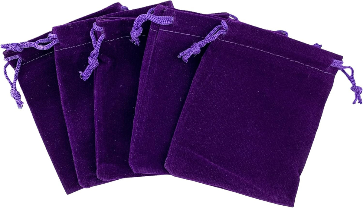 Palmhomee Pack of 48 3x4 Inch Velvet Drawstring Bags Gift Bag Velvet Pouch For Jewelry Wedding and