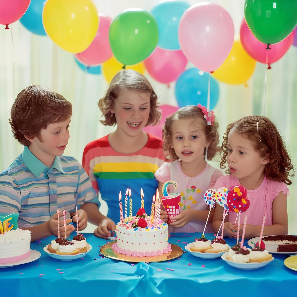 100 PCS Balloons, 12 Inch Assorted Colors Balloon & 10 Kinds of Color Balloons, Latex Balloon Bulk