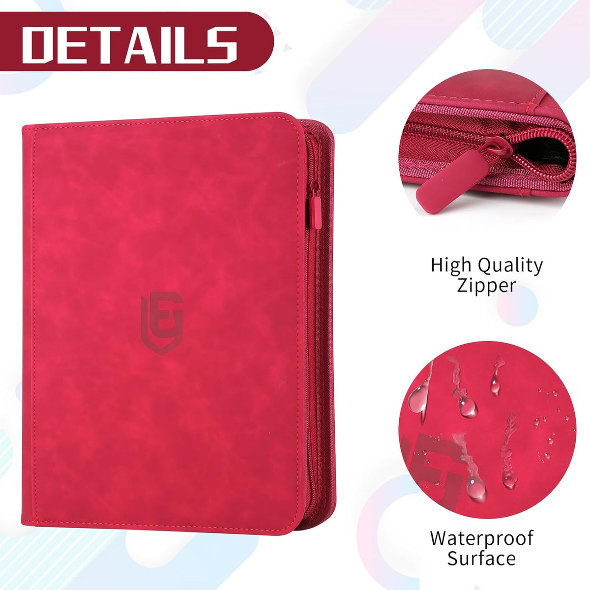9 Pocket Card Binder,540 Pocket Trading Card Binders,Loading Pocket Collectible Card Album for MTG
