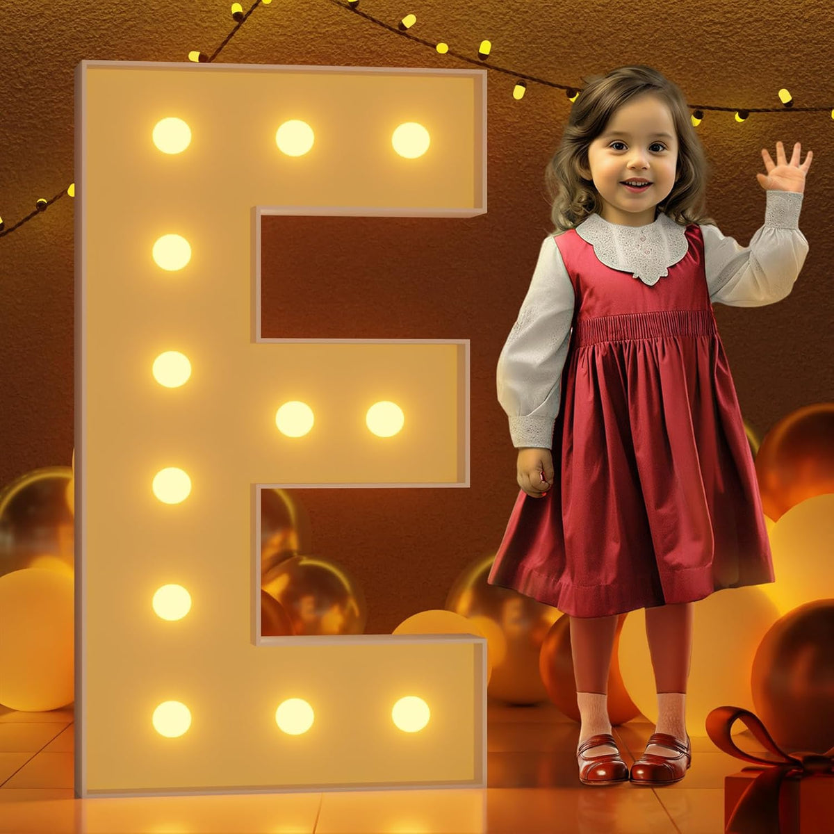 Marquee Letters 4 Feet Tall Large Light Up Letters E Happy Birthday Decorations Wedding Engagement