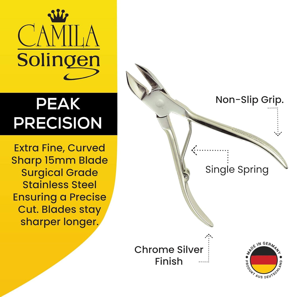 CS12-CS18 Professional 4" Fingernail Toenail Nipper/Clipper/Cutter Manicure and Pedicure Heavy Duty