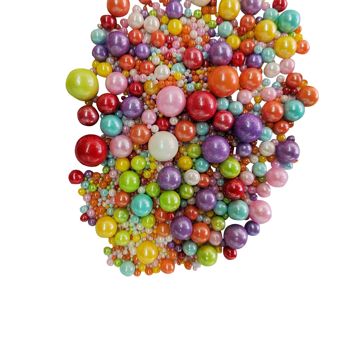 Edible Multicolor Sugar Pearls Candy Sprinkles 120G/ 4.23Ounce Baking Cake Sprinkles Cupcake and