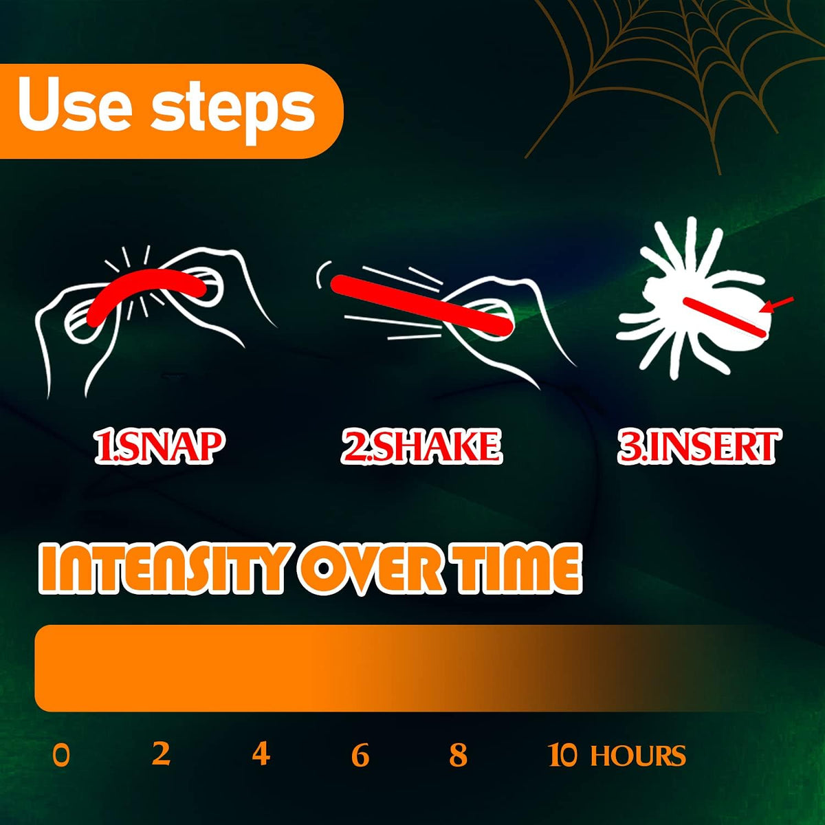Glow Critters for Halloween Party Favor, Glow in The Dark Toys Set for Kids, School Classroom Game