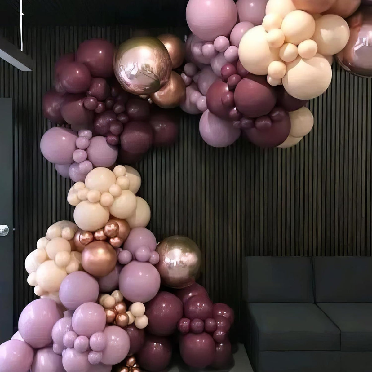 Burgundy Balloons, Rose Champagne Gold Balloons Burgundy Rose Pearl Balloon Wine Red Metallic Gold