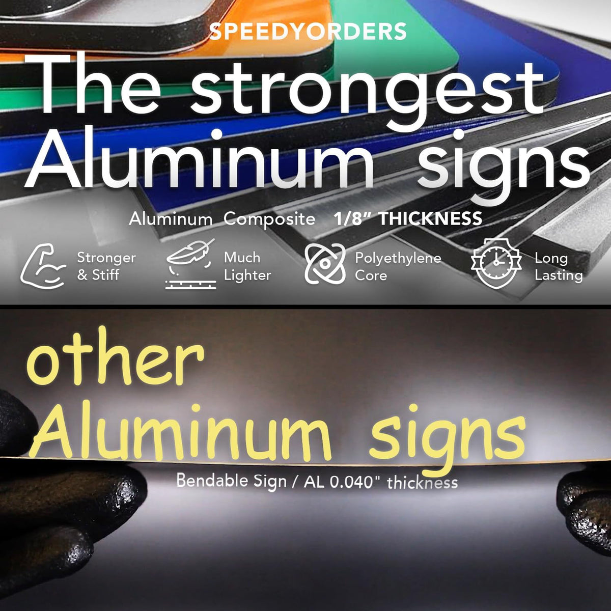 Custom Outdoor Metal Signs, Personalized Aluminum Signs, Customized Safety Signs, Metal Business