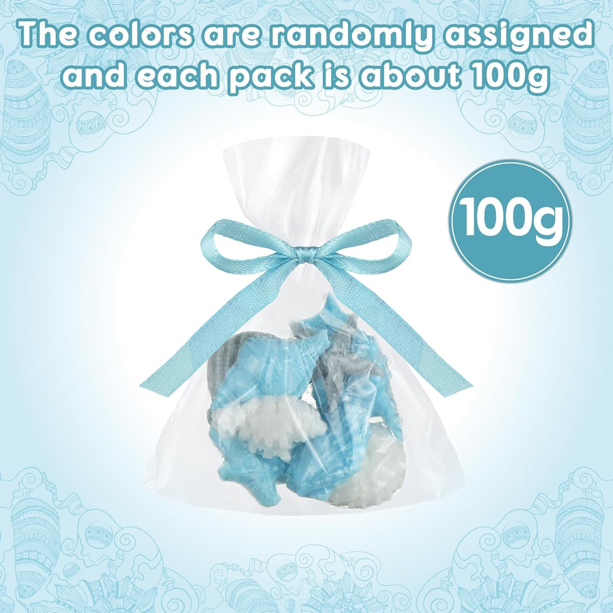 200g Sea Glass Soap Decor Seashell Decorative Soaps for Bathroom Home Decor Beach Wedding Nautical