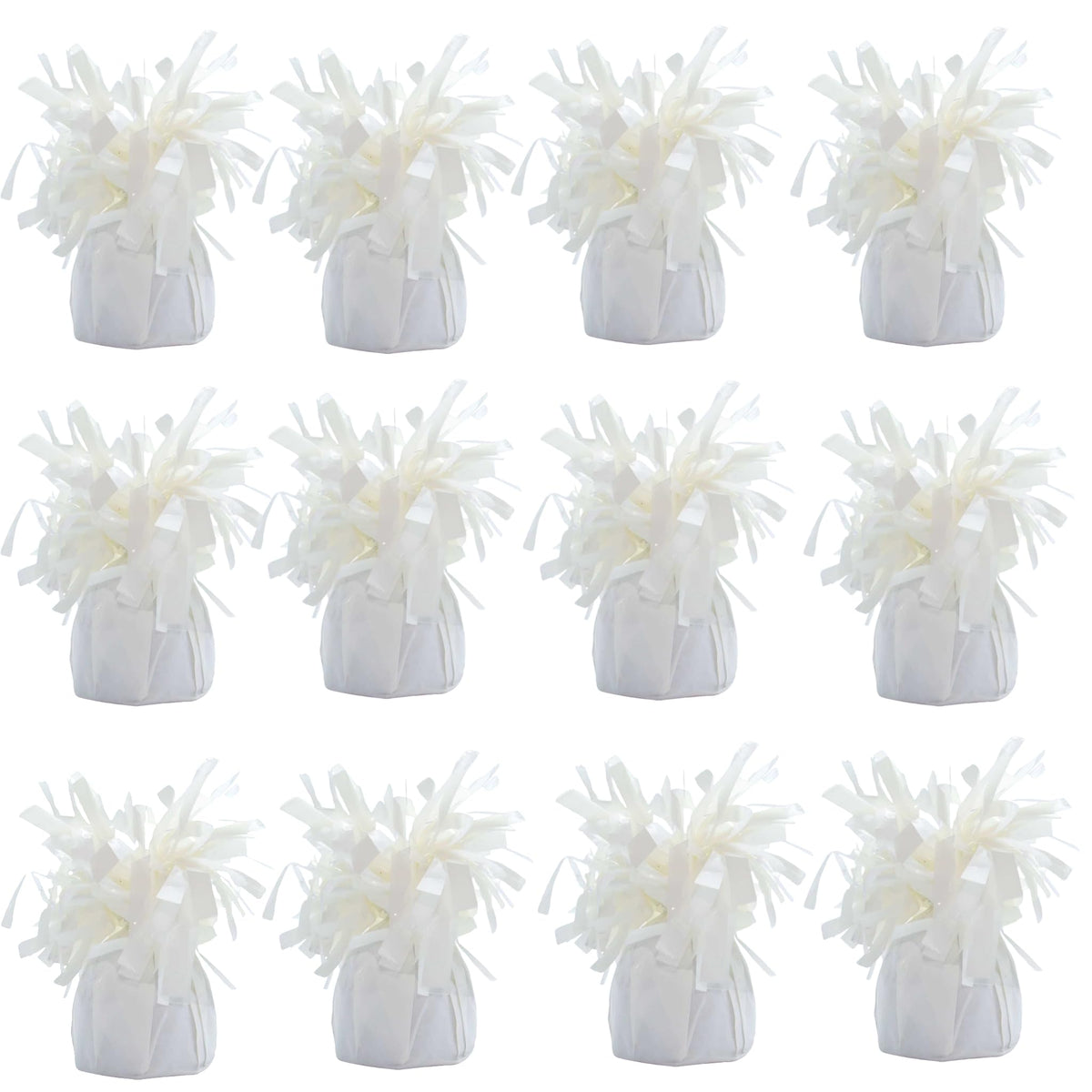 Moretreat Balloon Weights, 12 Pieces, Weight 0.36Lb (White 12Pcs)