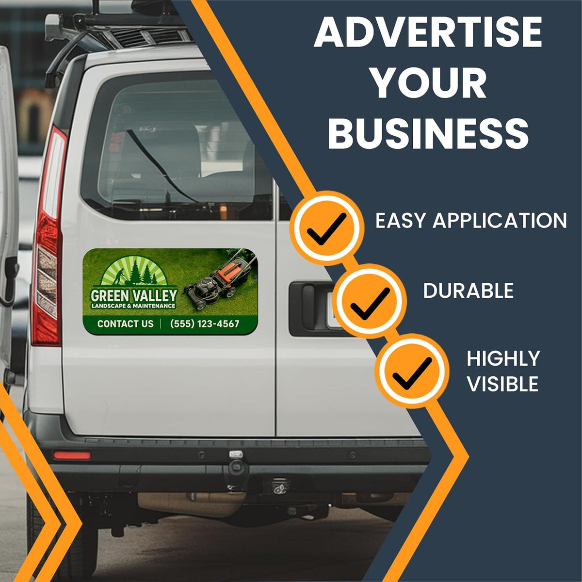 Magnet Me Up Custom Car Magnet for Business – Personalized Magnetic Sign for Cars & Trucks