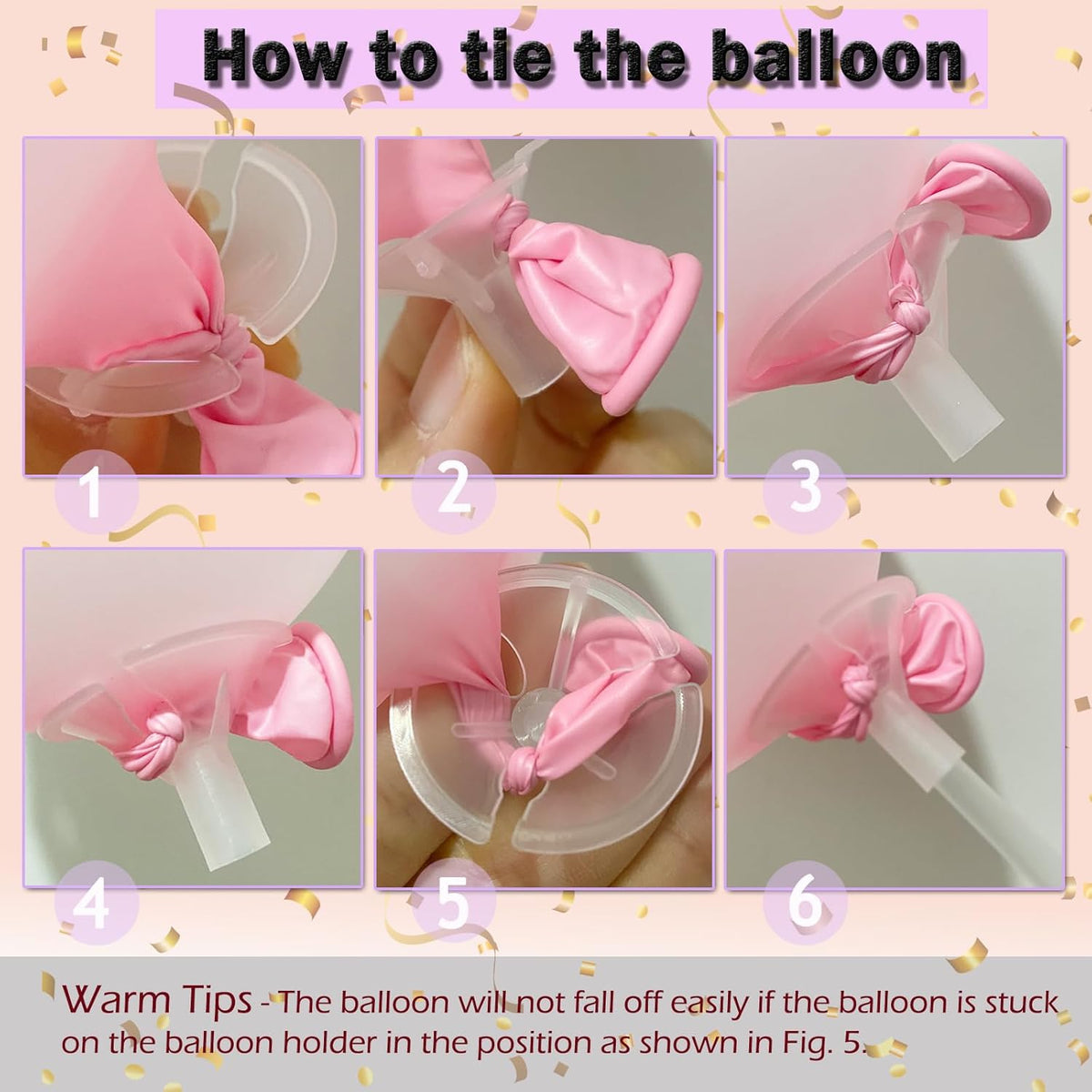 Balloon Column Kit Set of 2 With Balloons Included - Balloon Stand with Base, and Pole,Balloon