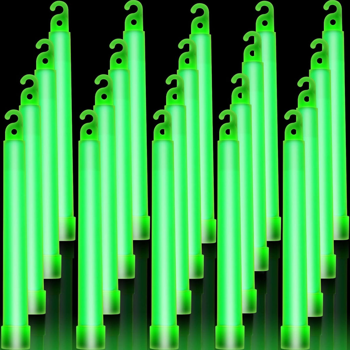 Sotiff 48 Pcs Bright 6 Inch Large Glow Sticks Bulk Emergency Glow in The Dark Sticks with 12 Hour