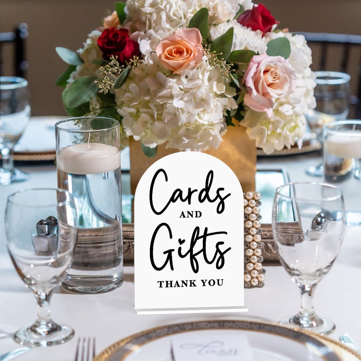 Acrylic Wedding Sign Cards and Gifts Sign for Wedding Wedding Signs for Ceremony Modern Calligraphy