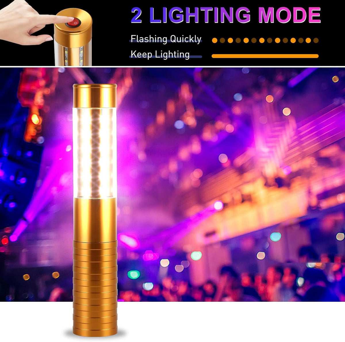 WILON Bottle Service Lights Rechargeable Bottle Service Sparklers Reusable Handheld Girl Lights LED