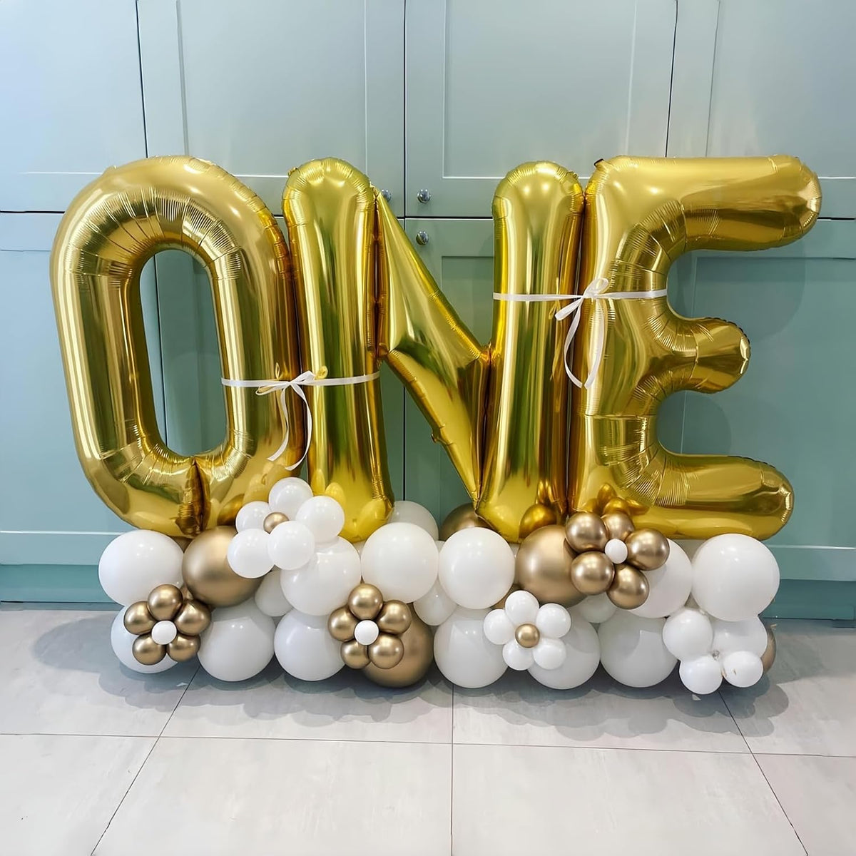 40 Inch Gold Alphabet Balloons, Large Mylar Self-Inflating Custom Letter Q Decor for Men Women