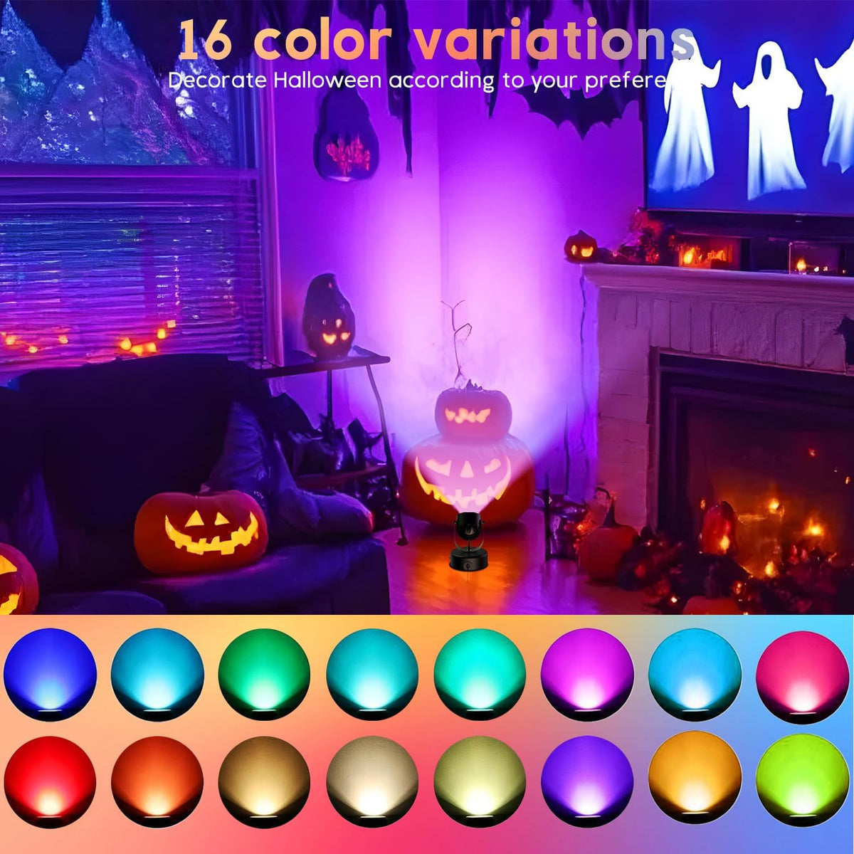 Spot Lights Indoor,7W RGBW Spotlight 16 Color Changing Up Lights Indoor with Remote Dimmable