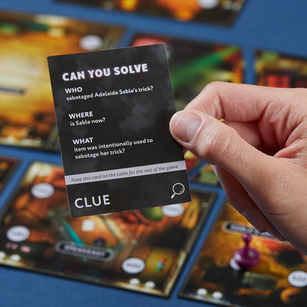 Clue Escape: The Illusionist’s Club Board Game | Escape Room Family Game | 1-Time Solve Mystery |