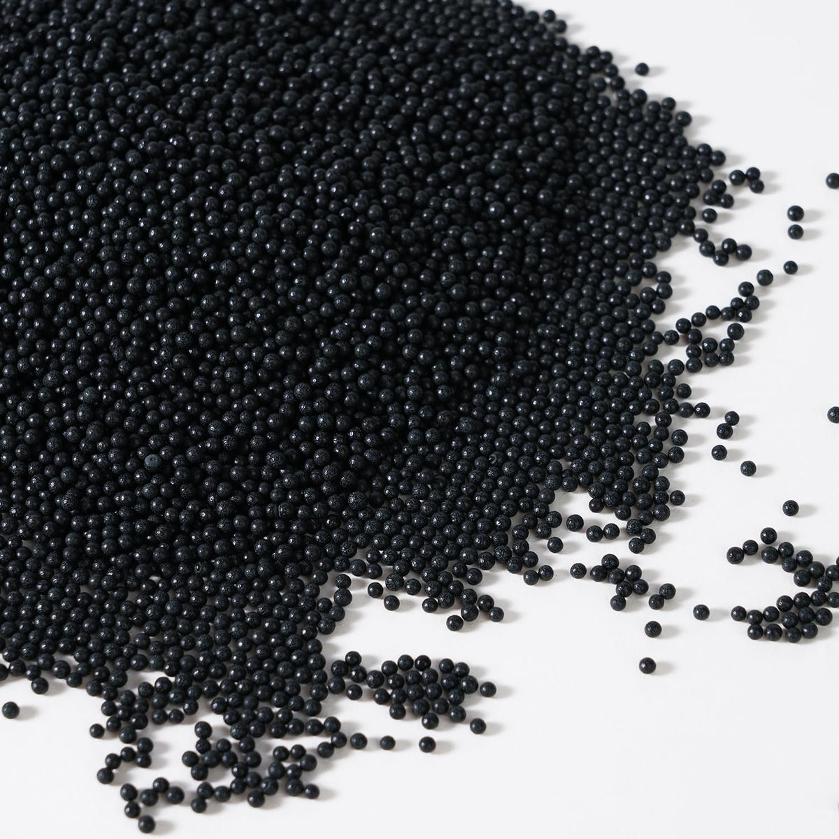 Edible Black Sprinkles, Black Nonpareils Sprinkles, 2mm Edible Pearls for Cakes, Cupcakes