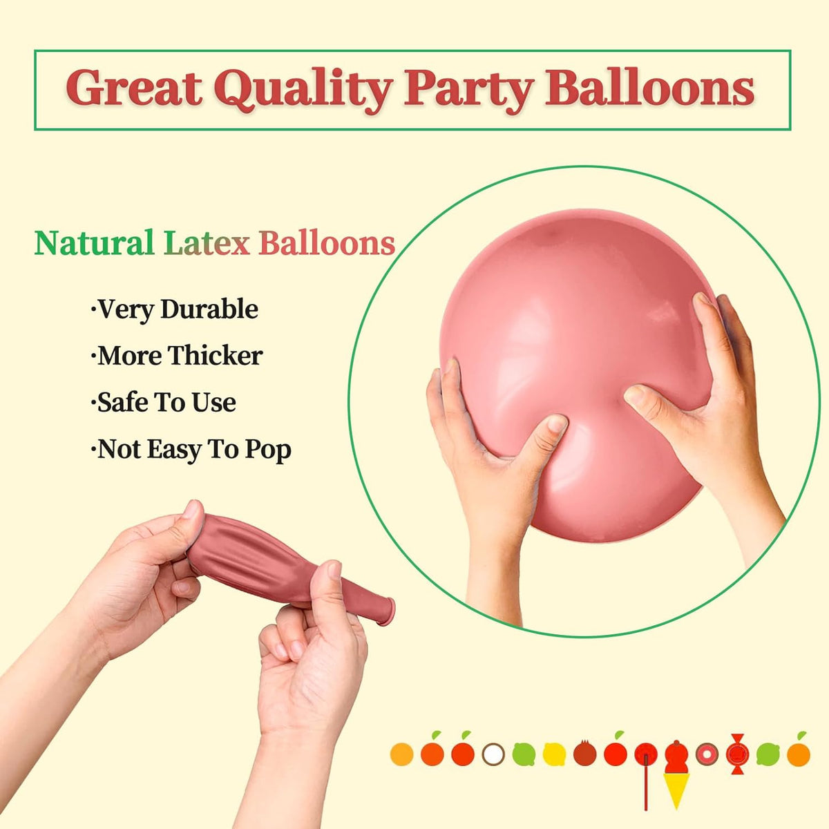 110pcs Dusty Pink Balloon 12 Inch, Brush Pink Latex Balloons for Birthday Party Baby Shower