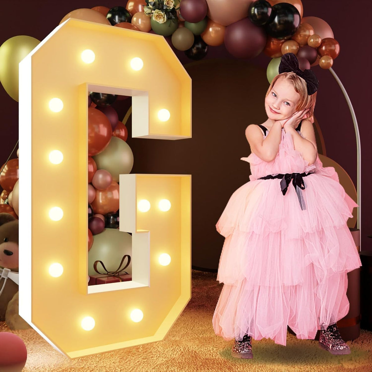 imprsv 4FT Marquee Letters Large Light Up Letters for Birthday Party Decor Wedding Decorations