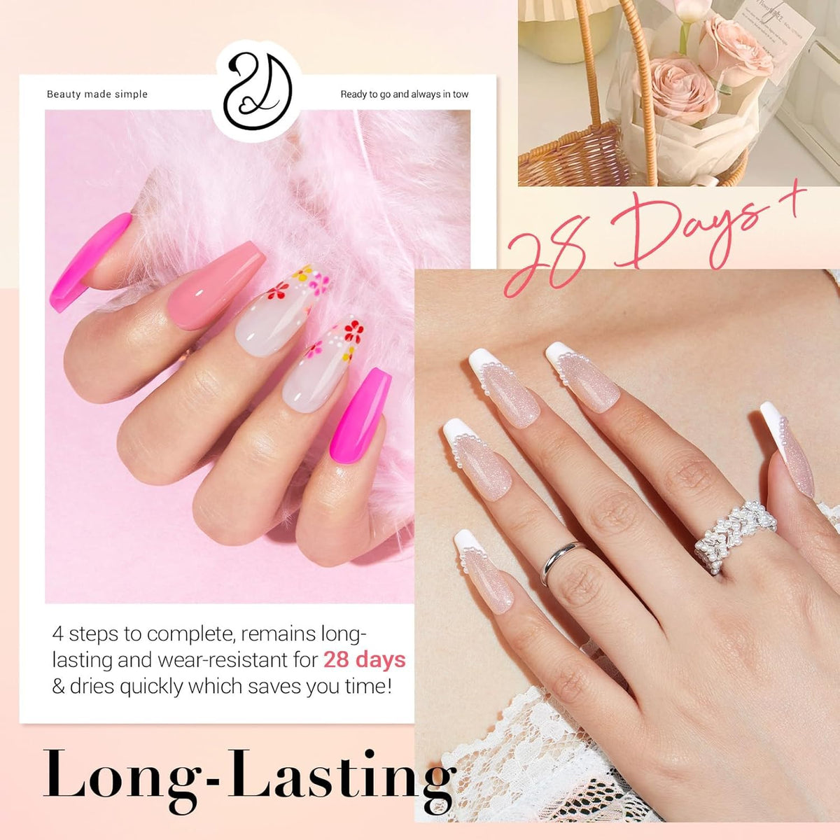 AZUREBEAUTY Dip Powder Nail Kit with Electric Nail Drill 24 Colors Nude Pink Glitter Red Green Nail