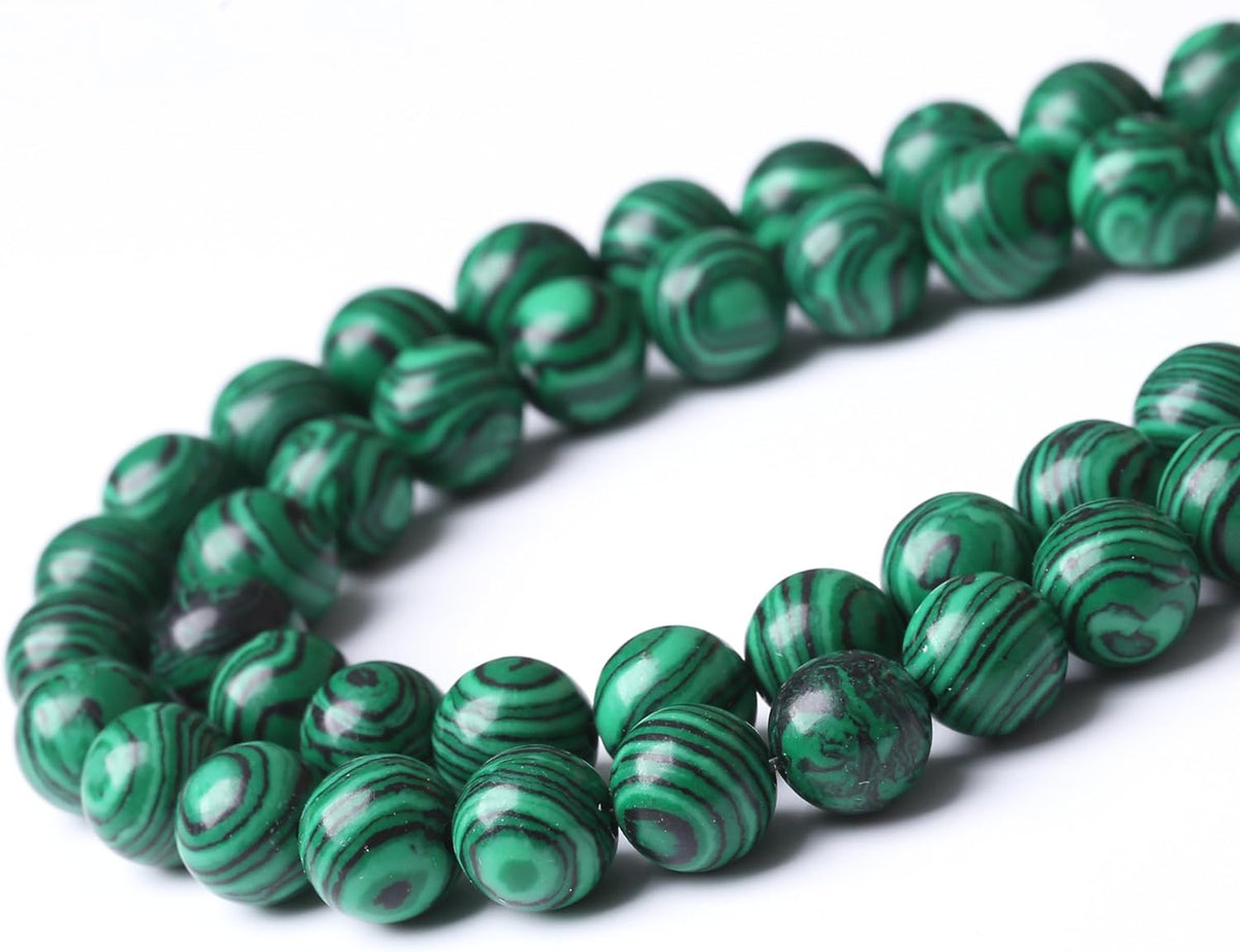 Turquoise Stone Beads Gemstone Round Crystal Energy Jade Beads Stone Beads for Jewelry Making DIY
