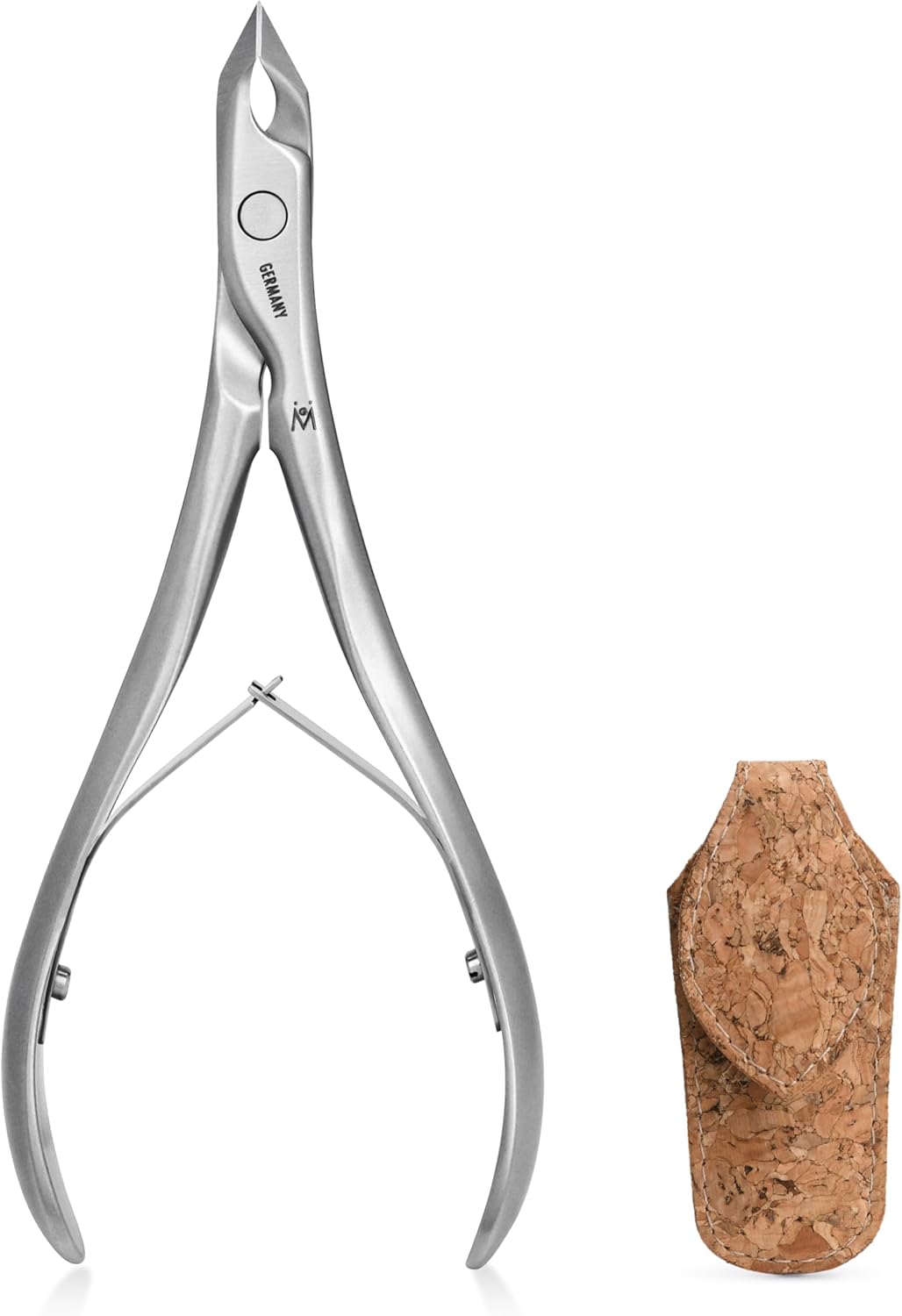 GERMANIKURE Tapered Professional Cuticle Trimmer - 1/2 Half Jaw Nipper - Ethically Made in Germany