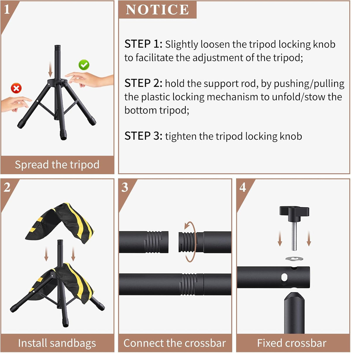 Backdrop Stand 10x7.5ft (WxH), Photo Back Drop Stand for Party, Heavy Duty Background Stand Kit