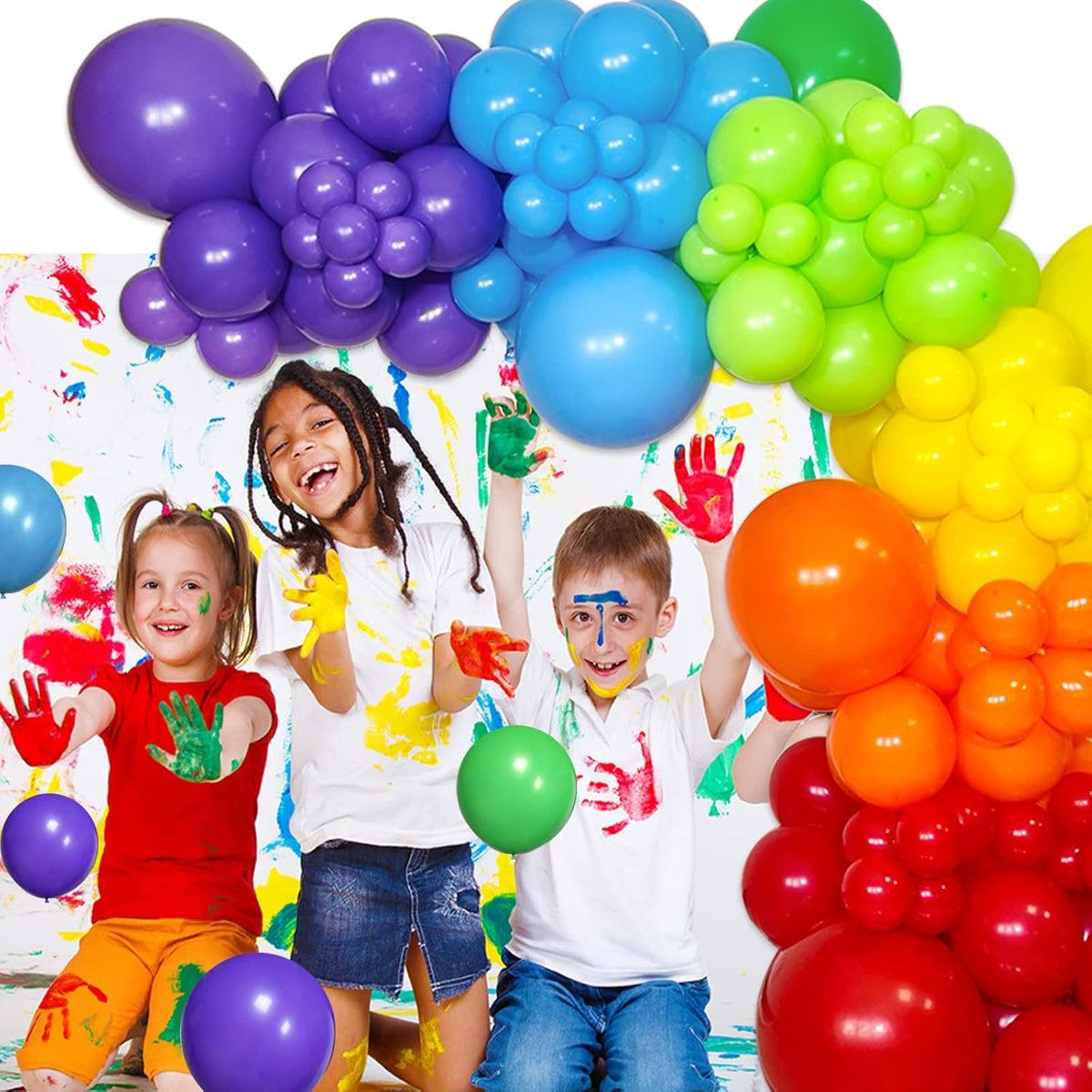 KAWKALSH Purple Balloon Arch Kit 111Pcs 18 12 5 Inch Latex Party Balloons Garland for Birthday Baby
