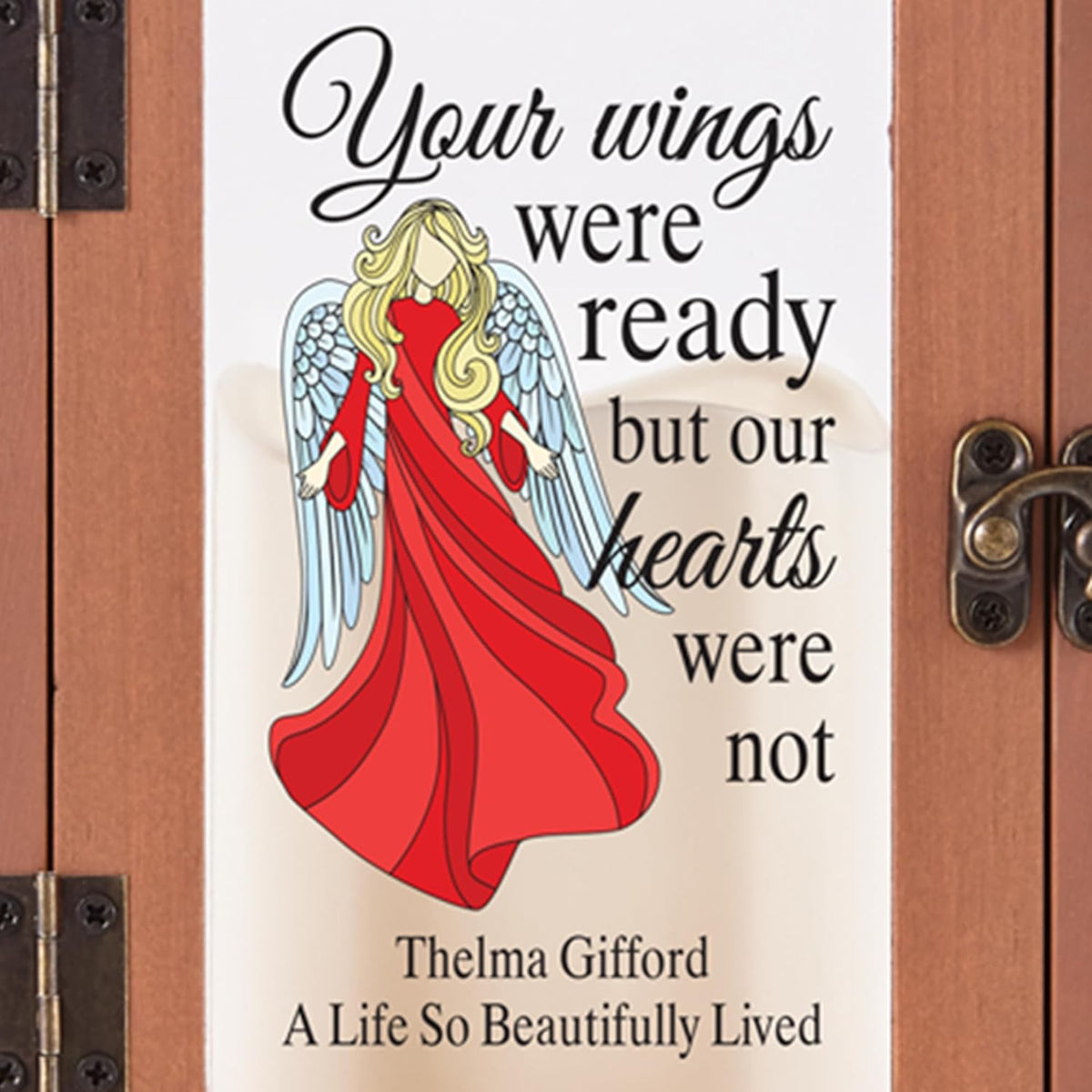Let's Make Memories Personalized Memorial Lantern - Sympathy - Condolences - in Memory - LED Candle