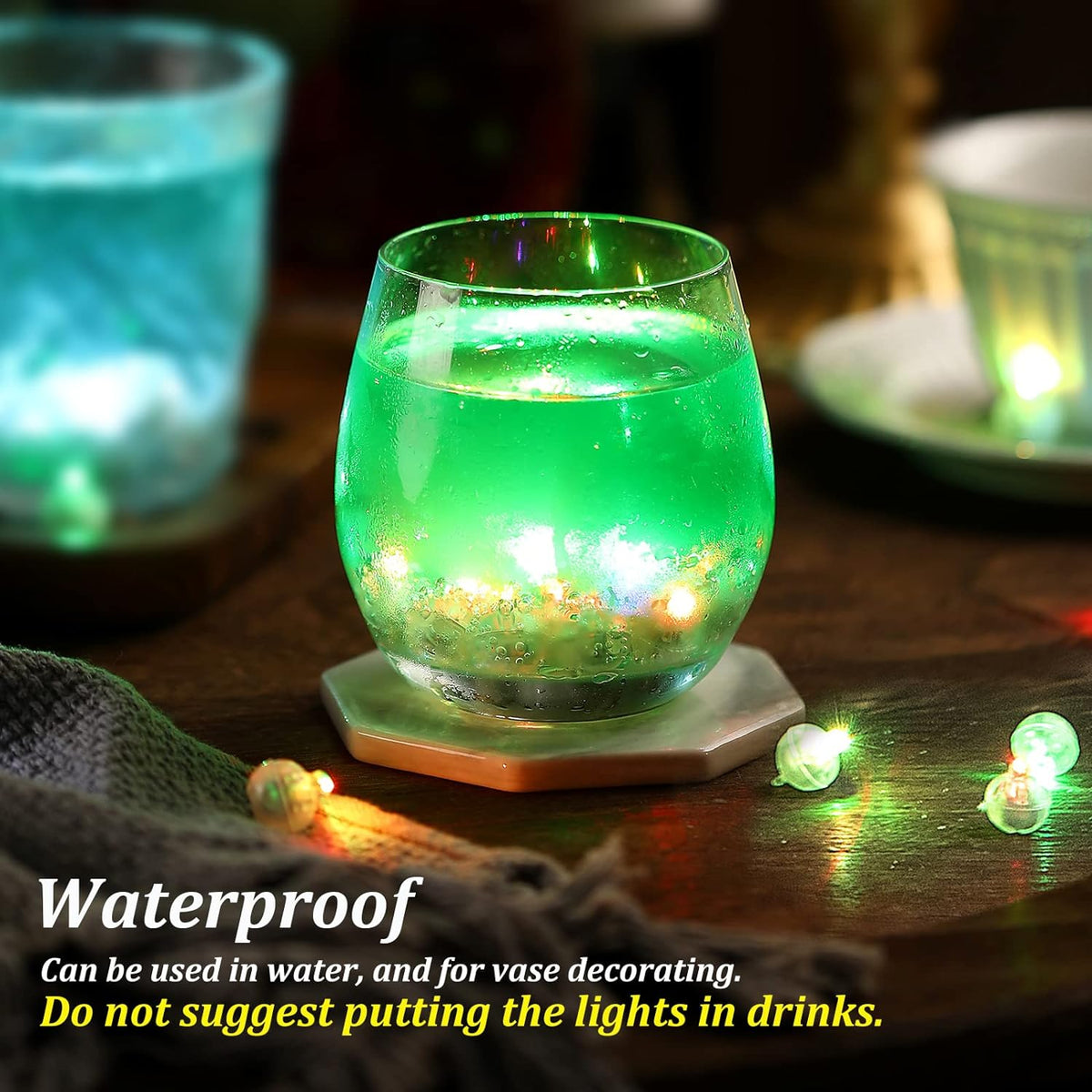 100PCs Mini Led Lights, Led Balloons Light for Neon Party Lights, Paper Lanterns, Easter Eggs