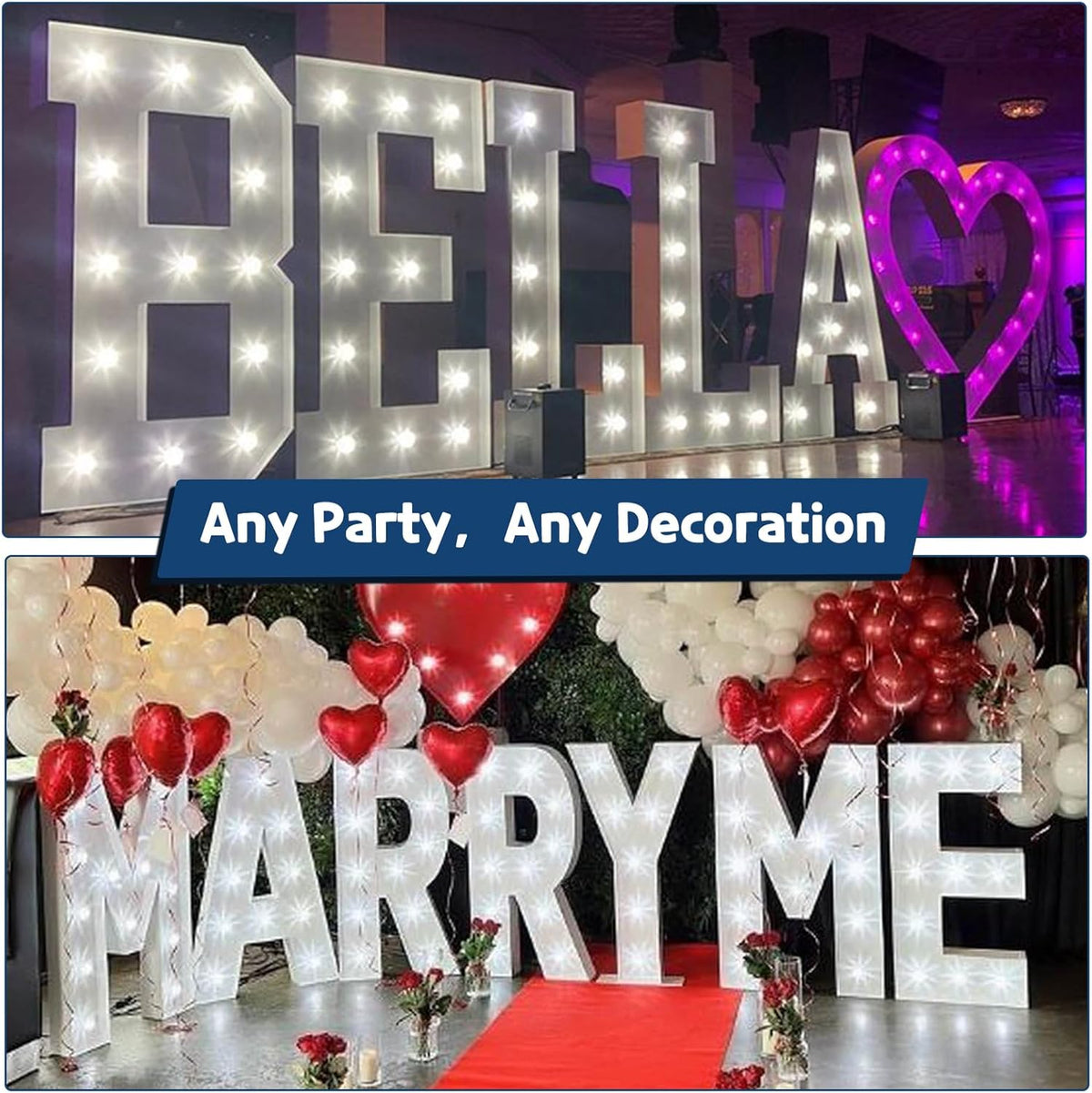 Marquee Letters 3 Feet Tall Large Light Up Letters Baby Shower Decorations Wedding Engagement