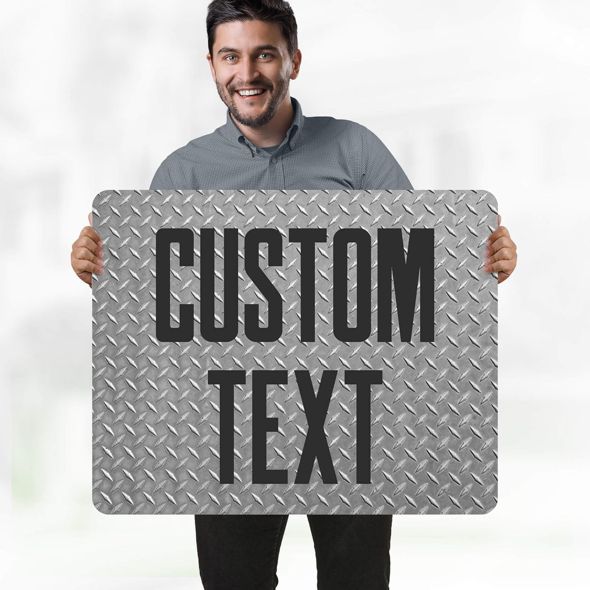 Custom Sign, Custom Street Sign, 11 Font Colors, 13 Font Styles, 4 Hole Options, 22 Sizes, 24x30