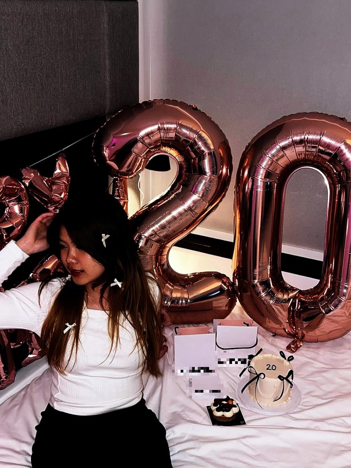 Dark Brown Helium Number Balloon 40 Inch, Giant Foil Coffee Brown Number 0 Birthday Balloons, Large