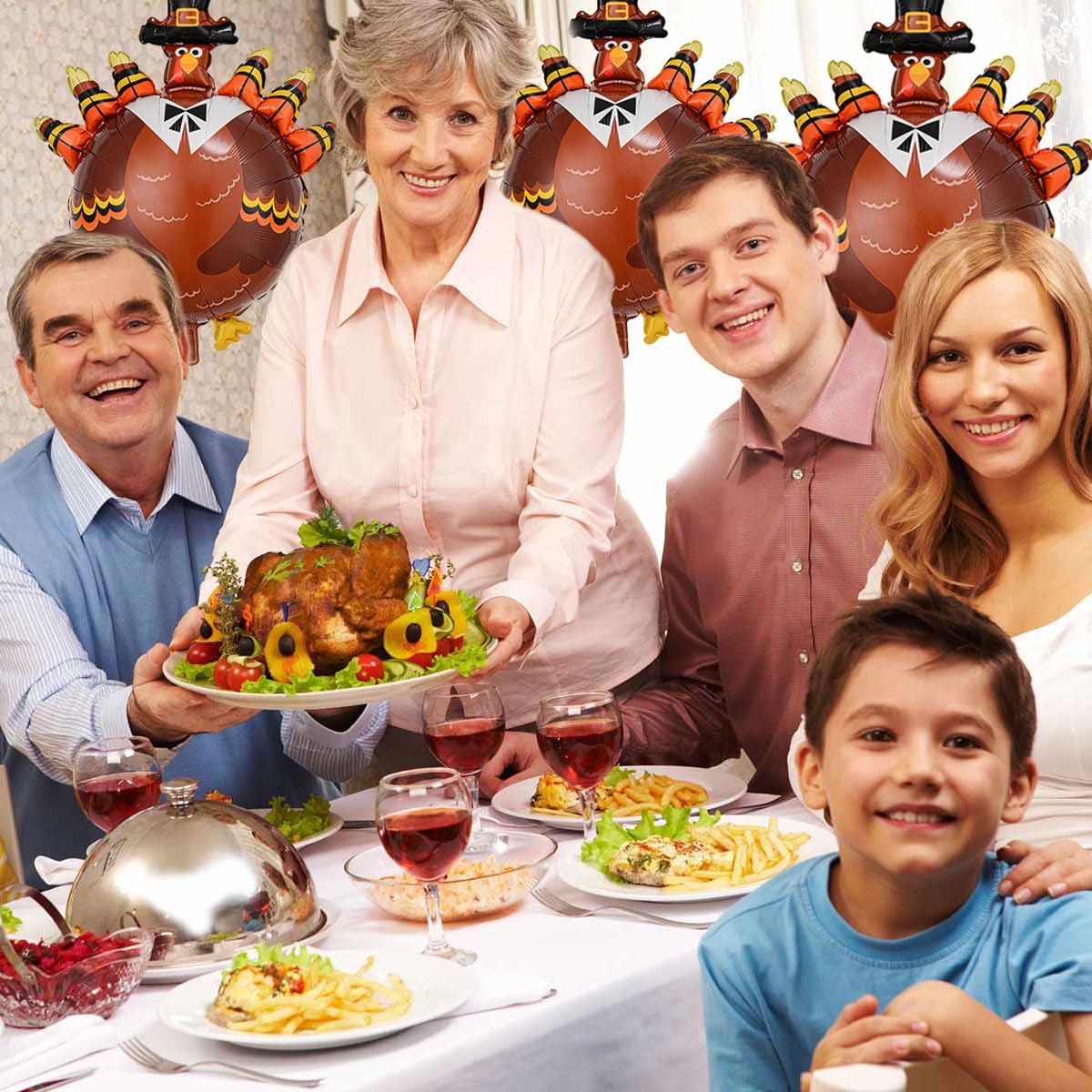 Turkey Balloon Thanksgiving Balloons Fall Balloon Decorations Turkey Balloons for Thanksgiving