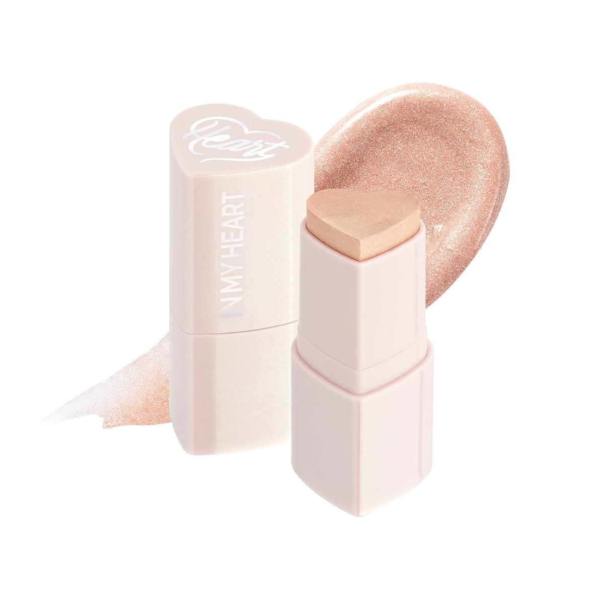 Touch in Sol In My Heart Stick (Moonlight Beam) – Cream Highlighter Stick for Eyes, Lips & Cheeks