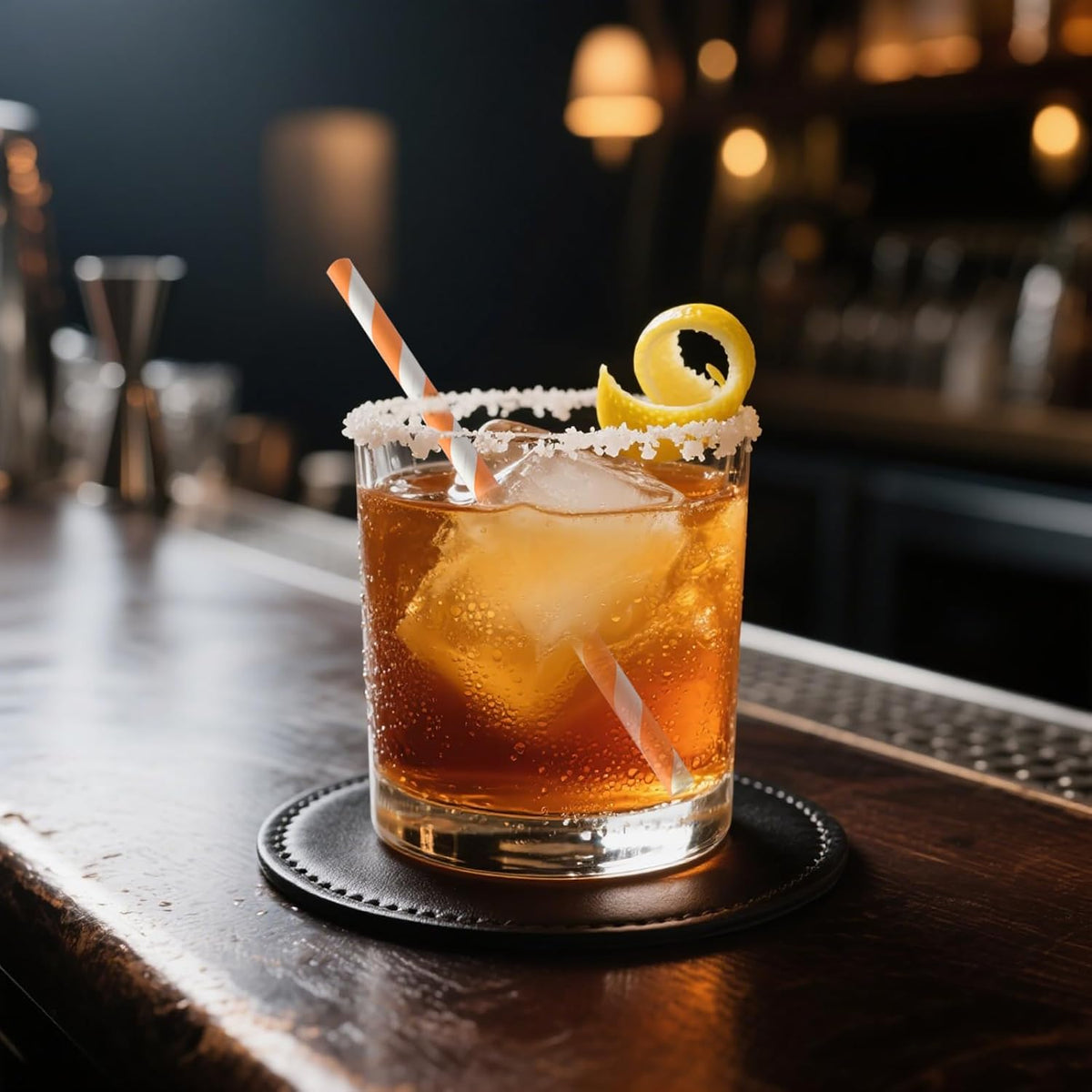 Cocktail Paper Straws - 5.75 inch Biodegradable Paper Drinking Straws Coffee Stirrer for Birthday