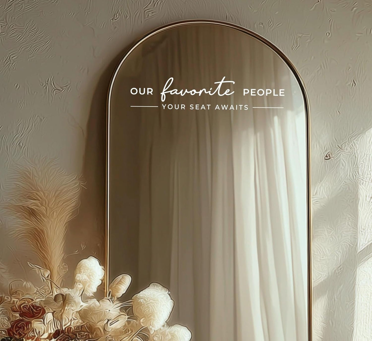 Our Favorite People Vinyl Decal, Please Find Your Seat Sign for Wedding Reception Wedding Vinyl