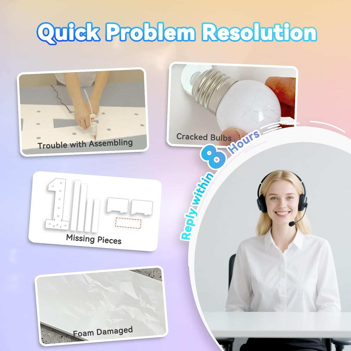 Ledido 4FT Marquee Light Up Numbers, 34 Colors Changing Marquee Numbers 4 Feet Tall with Remote