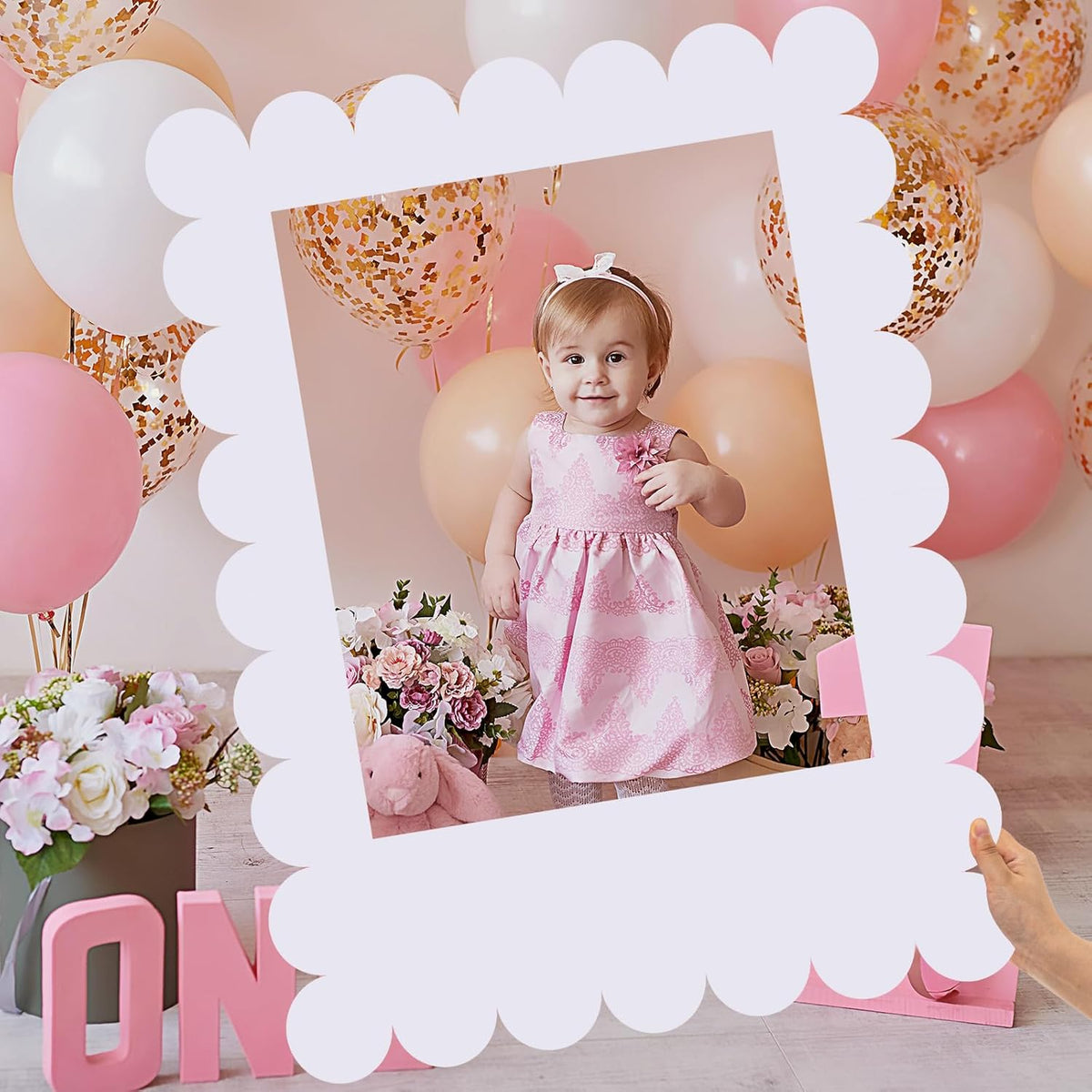 32 x 24 Inch Large Blank DIY Photo Booth Props Picture Frame Party Frame DIY Photo Booth Props