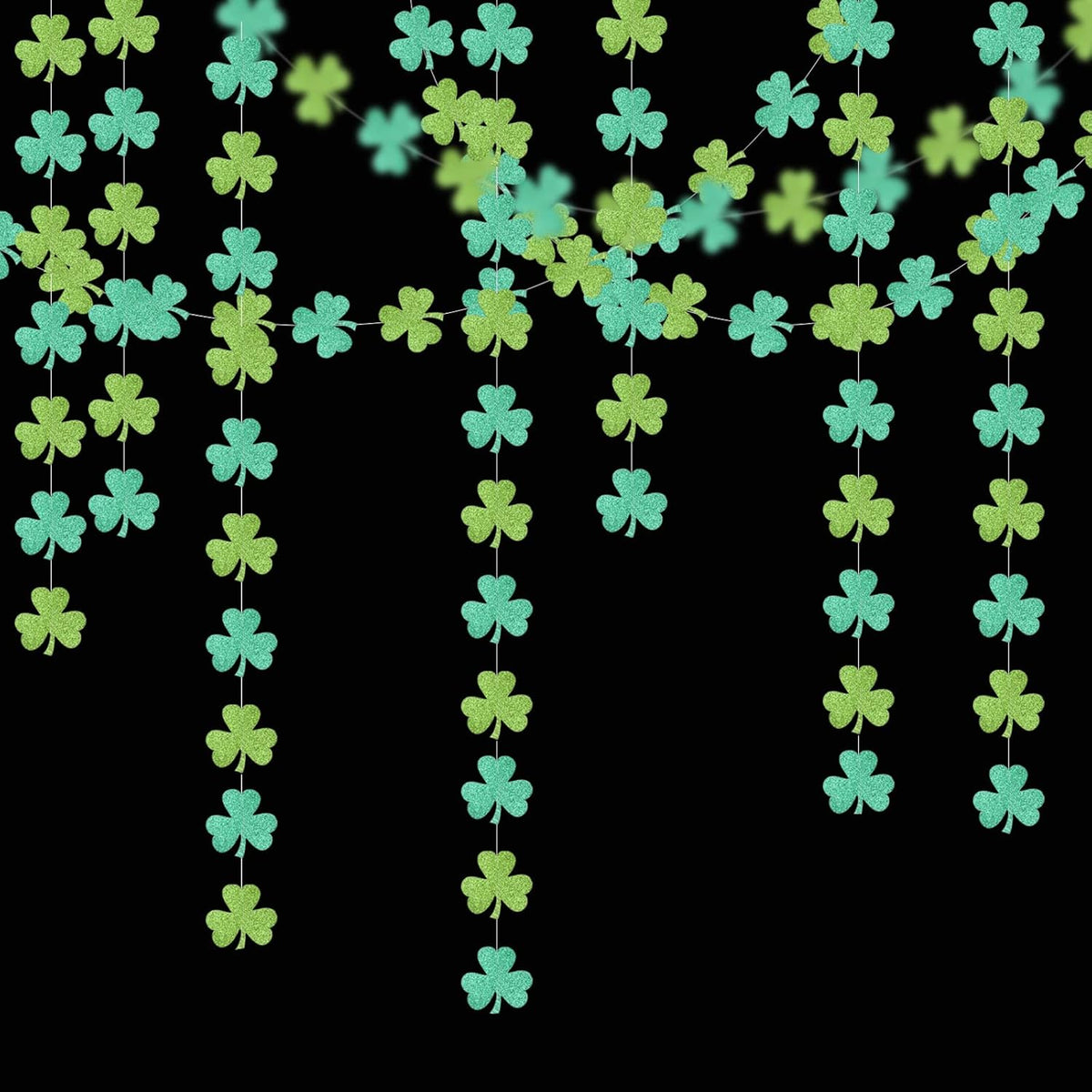 St-Saint Patricks-Day Decorations Shamrock Green-Garland - 35ft St. Patrick's Day Decorations