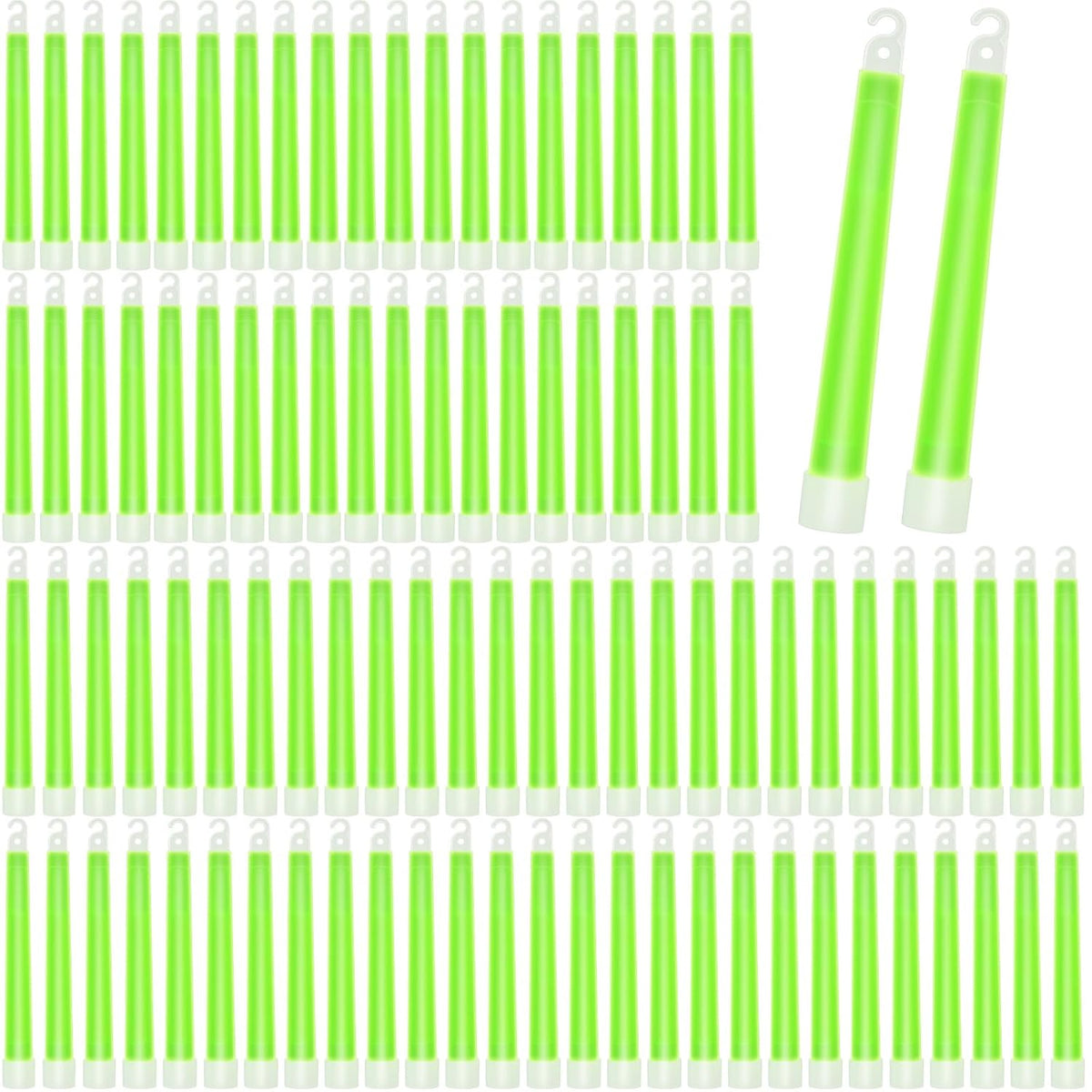 Sotiff 96 Pcs Bright 6 Inch Large Glow Sticks Bulk Emergency Glow in The Dark Sticks with 12 Hour