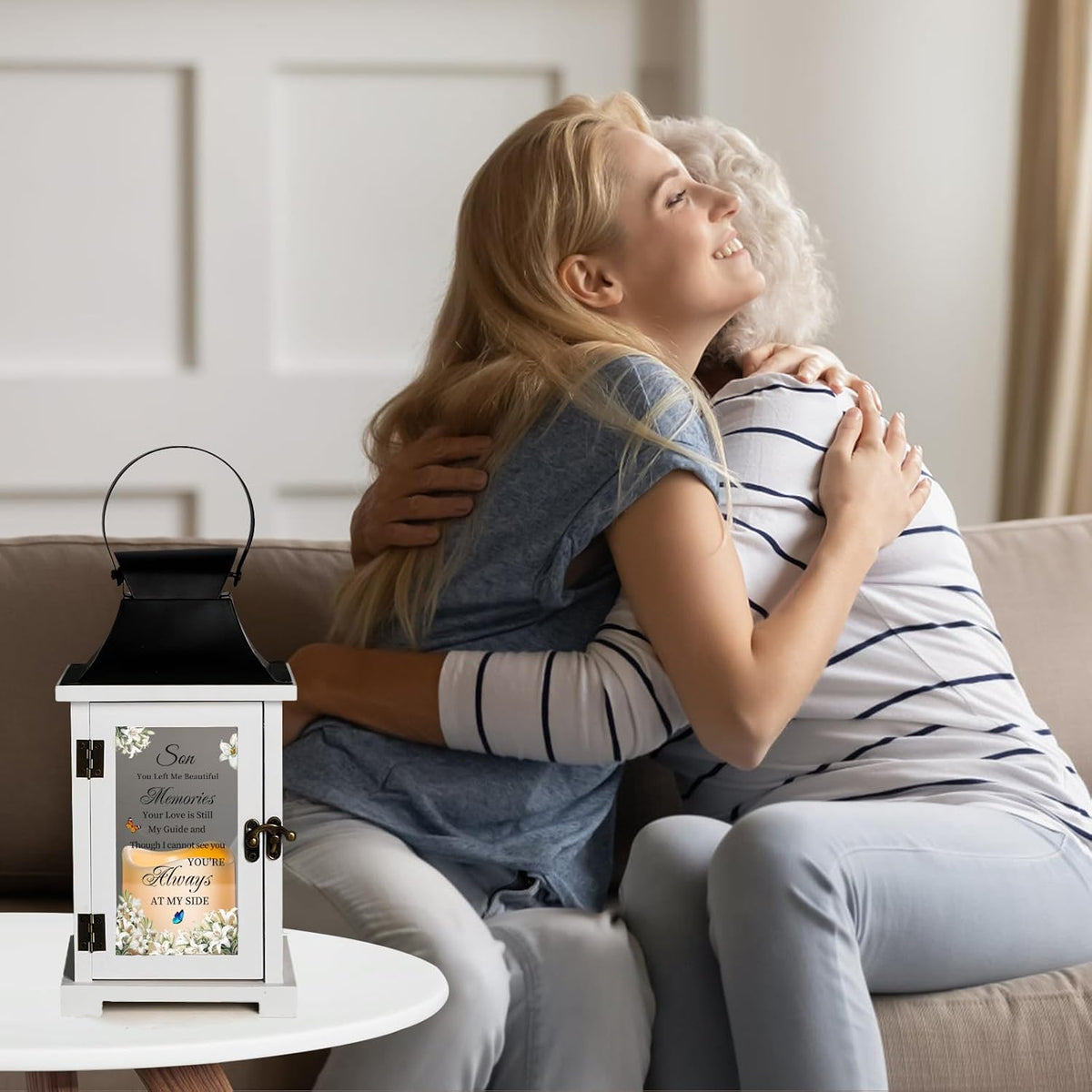 Memorial Lantern Bereavement Sympathy Gifts in Memory of Loved One Memorial Gifts for Loss of Son