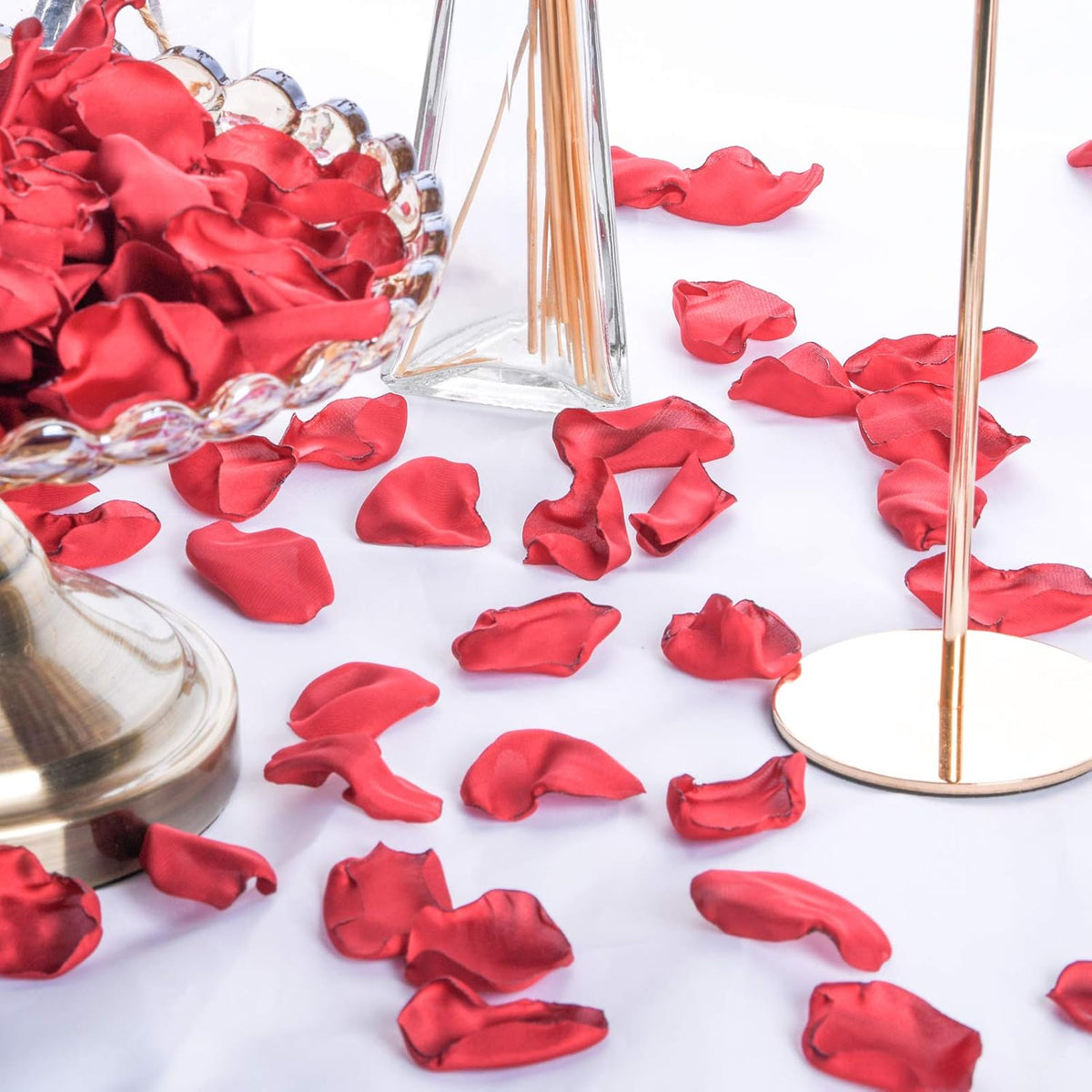 Burgundy Rose Petals 300pcs Silk Rose Petals Flower Petals for Wedding Flower Girl Basket