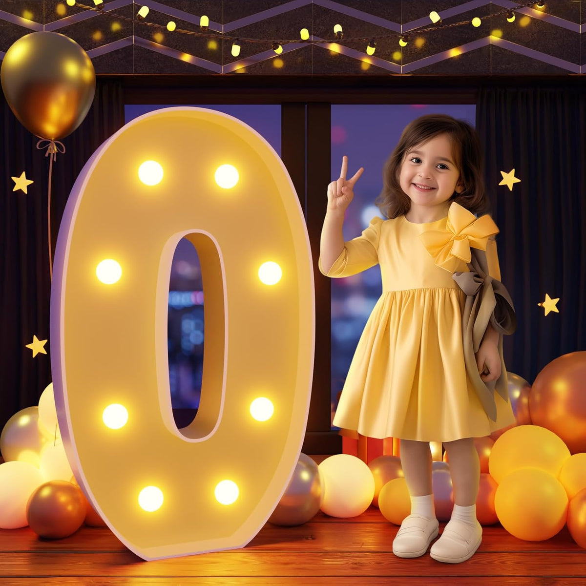 Marquee Numbers 3 Feet Tall Large Light Up Numbers 40th 50th 60th Birthday Decorations Women Men