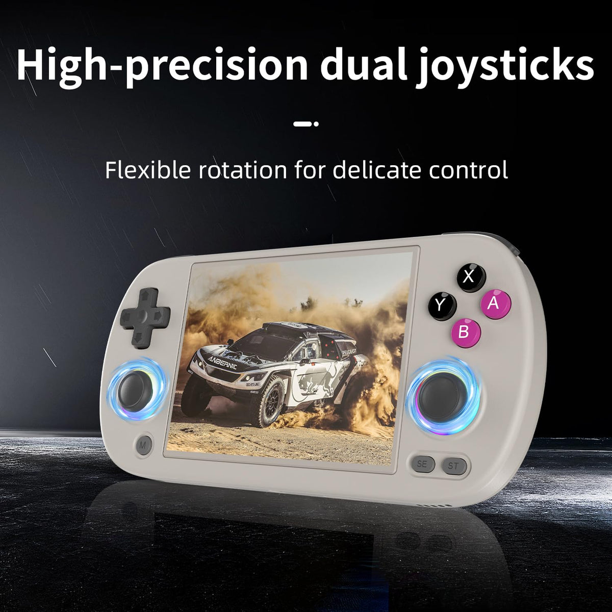 RG40XX H Handheld Game Console rg40xxh Retro Gaming Console 4.0'' IPS Screen with 64G TF Card