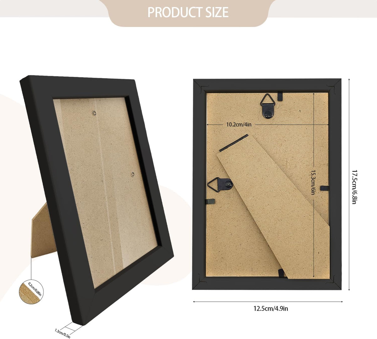 Set of 80 Picture Frame Bulk Photo Frames Wall Mounting Simple Photo Frames Picture Frames for Wall