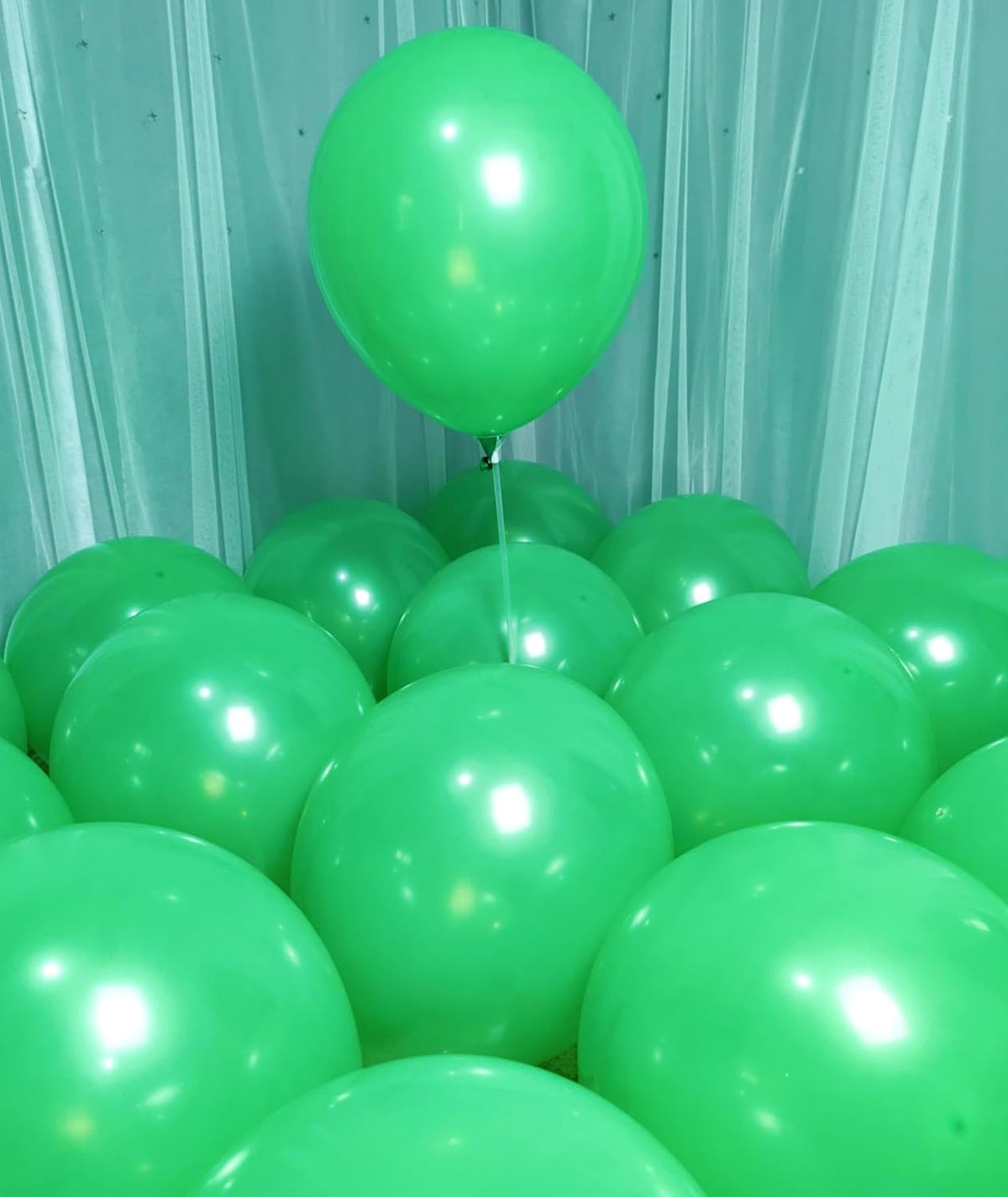 90 Pack Green Balloons 18 inch Green Latex Large Balloons for Party Decorations and Events